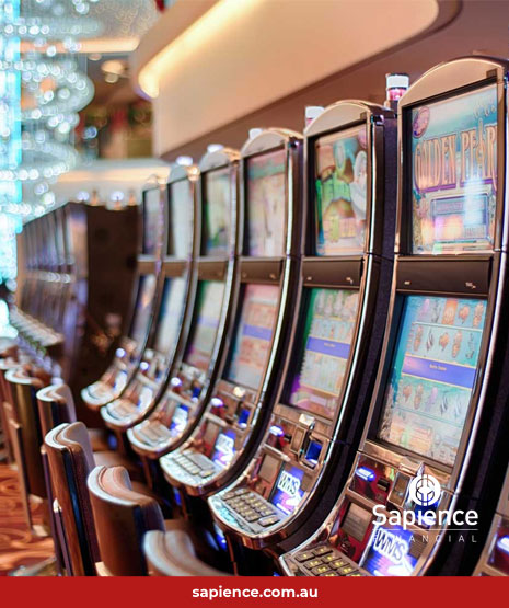 poker machines inside a registered club