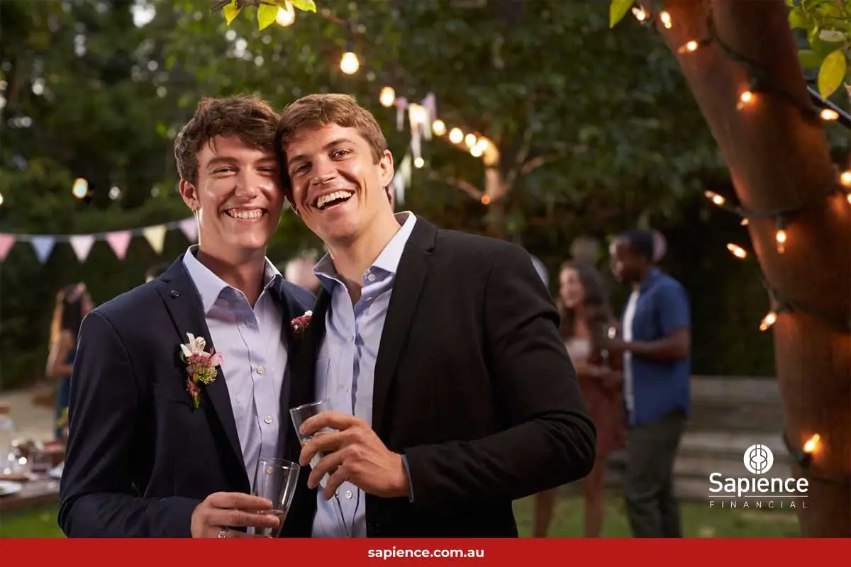 two men at same sex wedding